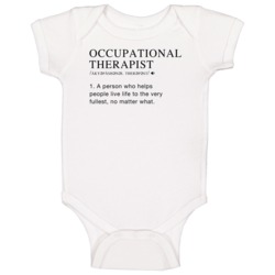 Occupational Therapist Defintion Baby One Piece Occupational Therapist Defintion Baby One Piece