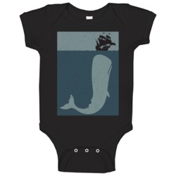 Moby Dick Baby One Piece Moby Dick Baby One Piece