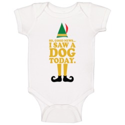 So Good News I Saw A Today Elf Baby One Piece So Good News I Saw A Today Elf Baby One Piece