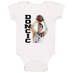 Luka Doncic Slovenian Basketball Star Fan Baby One Piece