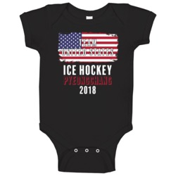 Team United States Ice Hockey Pyeongchang 2018 Olympic Baby One Piece Team United States Ice Hockey Pyeongchang 2018 Olympic Baby One Piece