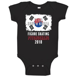 Team South Korea Figure Skating Pyeongchang 2018 Olympic Baby One Piec Team South Korea Figure Skating Pyeongchang 2018 Olympic Baby One Piec