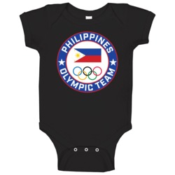 Philippines Winter Olympic Team Pyeongchang 2018 Round Logo Baby One P Philippines Winter Olympic Team Pyeongchang 2018 Round Logo Baby One P