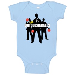 Untouchaballs Dodgeball Team Matching Baby One Piece Untouchaballs Dodgeball Team Matching Baby One Piece
