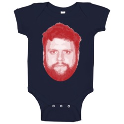 Ted Karras Big Head New England Football Player Fan Baby One Piece Ted Karras Big Head New England Football Player Fan Baby One Piece