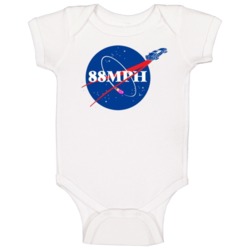Back To The Future Nasa Baby One Piece Back To The Future Nasa Baby One Piece