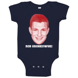 Rob Gronkowski Face Big Head New England Football Player Fan Baby One Rob Gronkowski Face Big Head New England Football Player Fan Baby One
