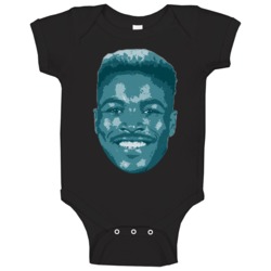 Corey Clement Big Head Philadelphia Football Player Fan Baby One Piece Corey Clement Big Head Philadelphia Football Player Fan Baby One Piece