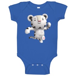 Soohorang Mascot Pyeongchang 2018 Olympic Winter Games White Tiger Fan Soohorang Mascot Pyeongchang 2018 Olympic Winter Games White Tiger Fan