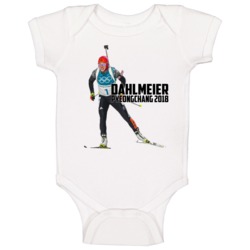 Laura Dahlmeier Germany Biathlon 2018 Olympic Athlete Fan Baby One Pie Laura Dahlmeier Germany Biathlon 2018 Olympic Athlete Fan Baby One Pie
