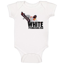 Shaun White Usa Snowboarding 2018 Olympic Athelete Fan Baby One Piece Shaun White Usa Snowboarding 2018 Olympic Athelete Fan Baby One Piece