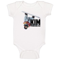Chloe Kim Usa Snowboarding 2018 Olympics Athelete Fan Baby One Piece Chloe Kim Usa Snowboarding 2018 Olympics Athelete Fan Baby One Piece