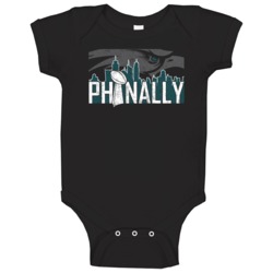 Philadelphia Philly Football Phinally Super Bowl Worn Look Baby One Pi Philadelphia Philly Football Phinally Super Bowl Worn Look Baby One Pi