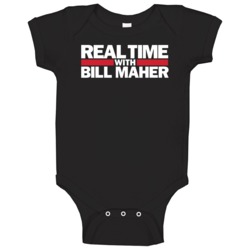 Real Time With Bill Maher Tv Show Logo Fan Baby One Piece Real Time With Bill Maher Tv Show Logo Fan Baby One Piece
