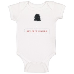 Six Feet Under Logo Tv Show Fan Baby One Piece Six Feet Under Logo Tv Show Fan Baby One Piece