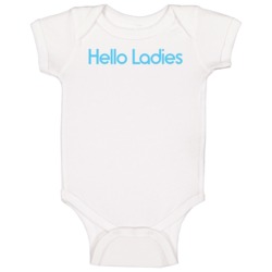 Hello Ladies Tv Show Logo Stephen Merchant Fan Baby One Piece