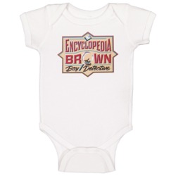Encyclopedia Brown The Boy Detective Tv Show Fan Baby One Piece Encyclopedia Brown The Boy Detective Tv Show Fan Baby One Piece