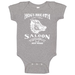 80s Hogs Breath Saloon Fort Walton Green Motorcycle Fan Baby One Piece 80s Hogs Breath Saloon Fort Walton Green Motorcycle Fan Baby One Piece