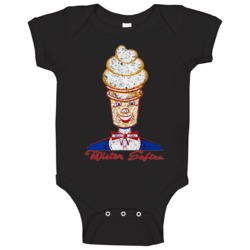 Mister Softee Ice Cream Truck Vintage Soft Serve Fan Baby One Piece Mister Softee Ice Cream Truck Vintage Soft Serve Fan Baby One Piece