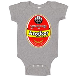 Angkor Beer Southeast Asia Cambodia Fan Baby One Piece Angkor Beer Southeast Asia Cambodia Fan Baby One Piece