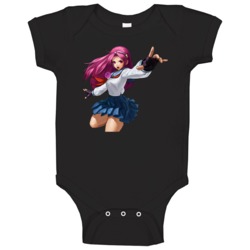 Athena Asamiya The King Of Fighters Fictional Music Group Fan Baby One Athena Asamiya The King Of Fighters Fictional Music Group Fan Baby One