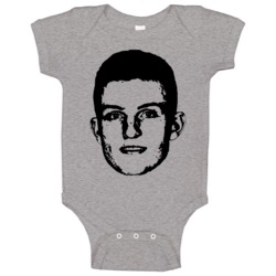 Luke Wilson Michigan Basketball Tournament Fan Baby One Piece