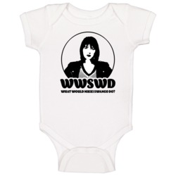 Wwswd What Would Nikki Swango Do Fargo Fan Baby One Piece Wwswd What Would Nikki Swango Do Fargo Fan Baby One Piece