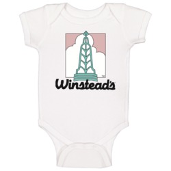 Winstead's Burger Food Fan Baby One Piece Winstead's Burger Food Fan Baby One Piece