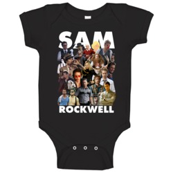 Sam Rockwell Favorite Hollywood Celeb Actor Mashup Super Fan Gift Baby Sam Rockwell Favorite Hollywood Celeb Actor Mashup Super Fan Gift Baby