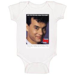 Big Tom Hanks Best 80s Retro Movie Poster Fan Baby One Piece Big Tom Hanks Best 80s Retro Movie Poster Fan Baby One Piece