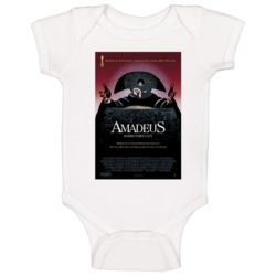 Amadeus Best 80s Retro Movie Poster Fan Baby One Piece Amadeus Best 80s Retro Movie Poster Fan Baby One Piece
