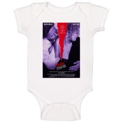 Fatal Attraction Retro Movie Poster Fan Baby One Piece Fatal Attraction Retro Movie Poster Fan Baby One Piece