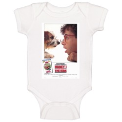 Honey I Shrunk The Kids Retro Movie Poster Fan Baby One Piece Honey I Shrunk The Kids Retro Movie Poster Fan Baby One Piece