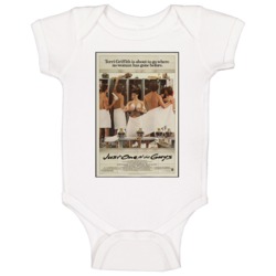 Just One Of The Guys Retro Movie Poster Fan Baby One Piece Just One Of The Guys Retro Movie Poster Fan Baby One Piece