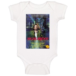 Highlander Retro Movie Poster Fan Baby One Piece Highlander Retro Movie Poster Fan Baby One Piece