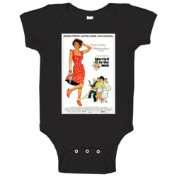Married To The Mob Retro Movie Poster Fan Baby One Piece Married To The Mob Retro Movie Poster Fan Baby One Piece