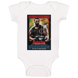 Predator Retro Movie Poster Fan Baby One Piece Predator Retro Movie Poster Fan Baby One Piece