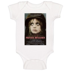 Private Benjamin Retro Movie Poster Fan Baby One Piece Private Benjamin Retro Movie Poster Fan Baby One Piece