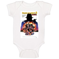 Police Academy 6 City Under Siege Retro Movie Poster Fan Baby One Piec Police Academy 6 City Under Siege Retro Movie Poster Fan Baby One Piec