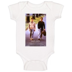 Rain Man Retro Movie Poster Fan Baby One Piece Rain Man Retro Movie Poster Fan Baby One Piece