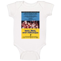 Sex Lies And Videotape Bretro Movie Poster Fan Baby One Piece Sex Lies And Videotape Bretro Movie Poster Fan Baby One Piece