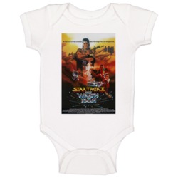 Star Trek Ii The Wrath Of Khan Retro Movie Poster Fan Baby One Piece Star Trek Ii The Wrath Of Khan Retro Movie Poster Fan Baby One Piece