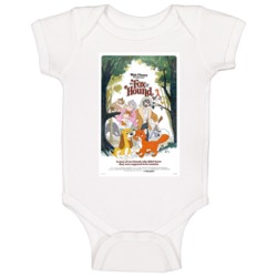 The Fox And The Hound Retro Movie Poster Fan Baby One Piece