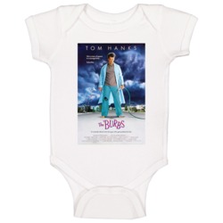 The 'burbs Retro Movie Poster Fan Baby One Piece The 'burbs Retro Movie Poster Fan Baby One Piece