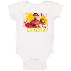 Marco Asensio Spain Football World Cup Soccer Fan Baby One Piece Marco Asensio Spain Football World Cup Soccer Fan Baby One Piece