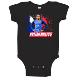 Kylian Mbappe France Football World Cup Soccer Fan Baby One Piece Kylian Mbappe France Football World Cup Soccer Fan Baby One Piece