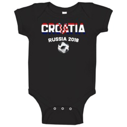 Croatia Fifa World Cup Russia 2018 Soccer Football Fan Baby One Piece Croatia Fifa World Cup Russia 2018 Soccer Football Fan Baby One Piece