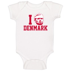 Kasper Schmeichel I Heart Denmark World Cup 2018 Football Fan Baby One