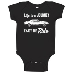 1967 Pontiac Firebird 400 Journey Enjoy The Ride Vintage Car Fan Baby 