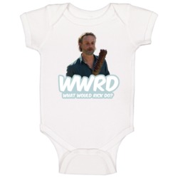 Wwrd What Would Rick Do The Walking Dead Fan Baby One Piece Wwrd What Would Rick Do The Walking Dead Fan Baby One Piece